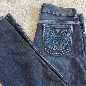 VINTAGE Y2K Women's Guess Jeans Daredevil Bootcut Size 31